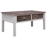 vidaXL Soffbord brun 100x50x45 cm trä