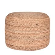 LABEL51 Sittpuff flätad jute naturlig