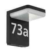 EGLO Utomhusvägglampa LED Amarosi 10W svart