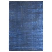 vidaXL Tvättbar matta vikbar marinblå 180x270 cm polyester