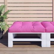 vidaXL Palldyna rosa 70x70x12 cm tyg