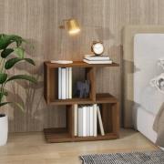vidaXL Sängbord brun ek 50x30x51,5 cm konstruerat trä