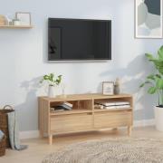 vidaXL Tv-bänk sonoma-ek 100x34,5x44,5 cm konstruerat trä