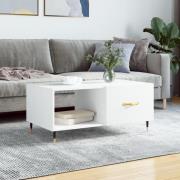 vidaXL Soffbord vit 90x50x40 cm konstruerat trä