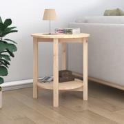 vidaXL Soffbord Ø 55 x 60 cm massiv furu