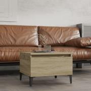 vidaXL Sidobord sonoma-ek 50x46x35 cm konstruerat trä