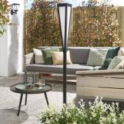 Luxform Trädgårdsbelysning solcell LED Wehmouth svart och vit
