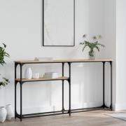 vidaXL Avlastningsbord sonoma-ek 145x22,5x75 cm konstruerat trä
