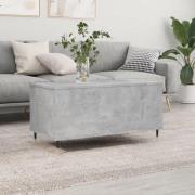 vidaXL Soffbord betonggrå 90x44,5x45 cm konstruerat trä