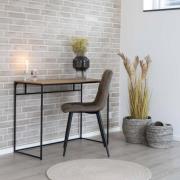 House Nordic Skrivbord Avery ek och svart