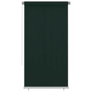 vidaXL Rullgardin utomhus 120x230 cm mörkgrön HDPE