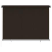 vidaXL Rullgardin utomhus 200x140 cm brun HDPE