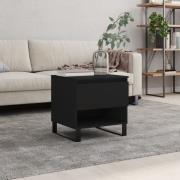 vidaXL Soffbord svart 50x46x50 cm konstruerat trä