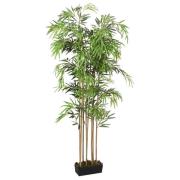 vidaXL Konstväxt bambu 1605 blad 180 cm grön