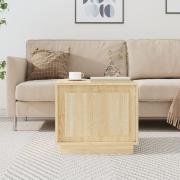 vidaXL Soffbord sonoma-ek 51x50x44 cm konstruerat trä