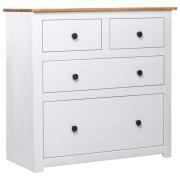 vidaXL Skänk vit 80x40x83 cm furu panama