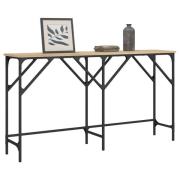 vidaXL Avlastningsbord sonoma ek 140x29x75 cm konstruerat trä