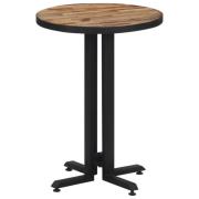 vidaXL Cafébord runt Ø55x76 cm massiv återvunnen teak