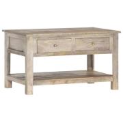 vidaXL Soffbord 82x52x47 cm massivt mangoträ