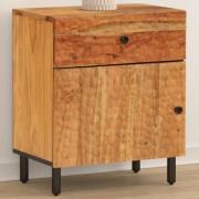 vidaXL Sängbord 50x33x60 cm massivt akaciaträ