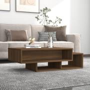 vidaXL Soffbord brun ek 105x55x32 cm konstruerat trä