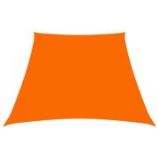 vidaXL Solsegel oxfordtyg trapets 2/4x3 m orange