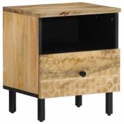 vidaXL Nattduksbord 40x33x46 cm massivt mangoträ