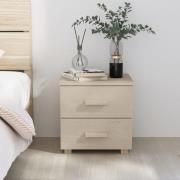 vidaXL Sängbord HAMAR honungsbrun 40x35x44,5cm massiv furu