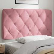 vidaXL Headboard Cushion Pink 100 cm Velvet
