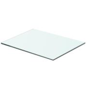 vidaXL Hyllplan glas genomskinligt 40x25 cm