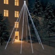 vidaXL LED julgran inomhus/utomhus 1300 LEDs kallvit 8 m