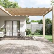 vidaXL Markis vertikal taupe 100x1000 cm oxfordtyg