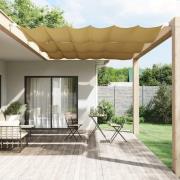 vidaXL Markis vertikal beige 140x270 cm oxfordtyg