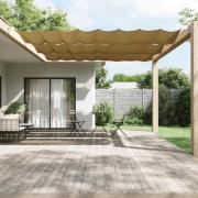 vidaXL Markis vertikal beige 140x600 cm oxfordtyg