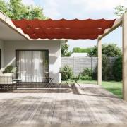 vidaXL Markis vertikal terrakotta 180x1000 cm oxfordtyg