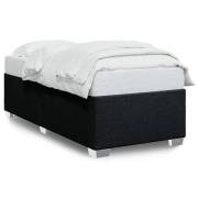 vidaXL Sängram utan madrass svart 90x200 cm tyg