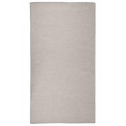 vidaXL Utomhusmatta plattvävd 80x150 cm taupe