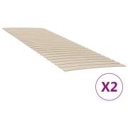 vidaXL Ribbotten med 48 ribbor 2 st 70x200 cm