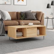 vidaXL Soffbord sonoma-ek 90x50x36,5 cm konstruerat trä