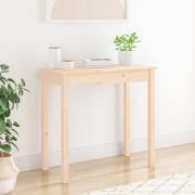 vidaXL Konsolbord 80x40x75 cm massiv furu