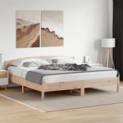 vidaXL Sängram utan madrass 180x200 cm massiv furu