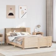 vidaXL Sängram utan madrass 140x190 cm massiv furu