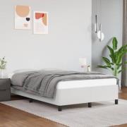 vidaXL sängram utan madrass vit 120x190 cm konstläder