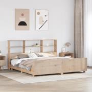 vidaXL Sängram utan madrass 180x200 cm massiv furu