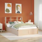 vidaXL Sängram utan madrass 150x200 cm massiv furu