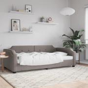 vidaXL Dagbädd taupe 80x200 cm tyg