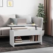 vidaXL Soffbord vit 102x50x52,5 cm konstruerat trä