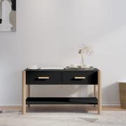 vidaXL Soffbord svart 82x48x45 cm konstruerat trä