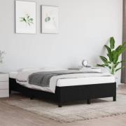 vidaXL sängram utan madrass svart 120x190 cm tyg