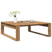 vidaXL Soffbord artisan ek 100x100x35 cm konstruerat trä